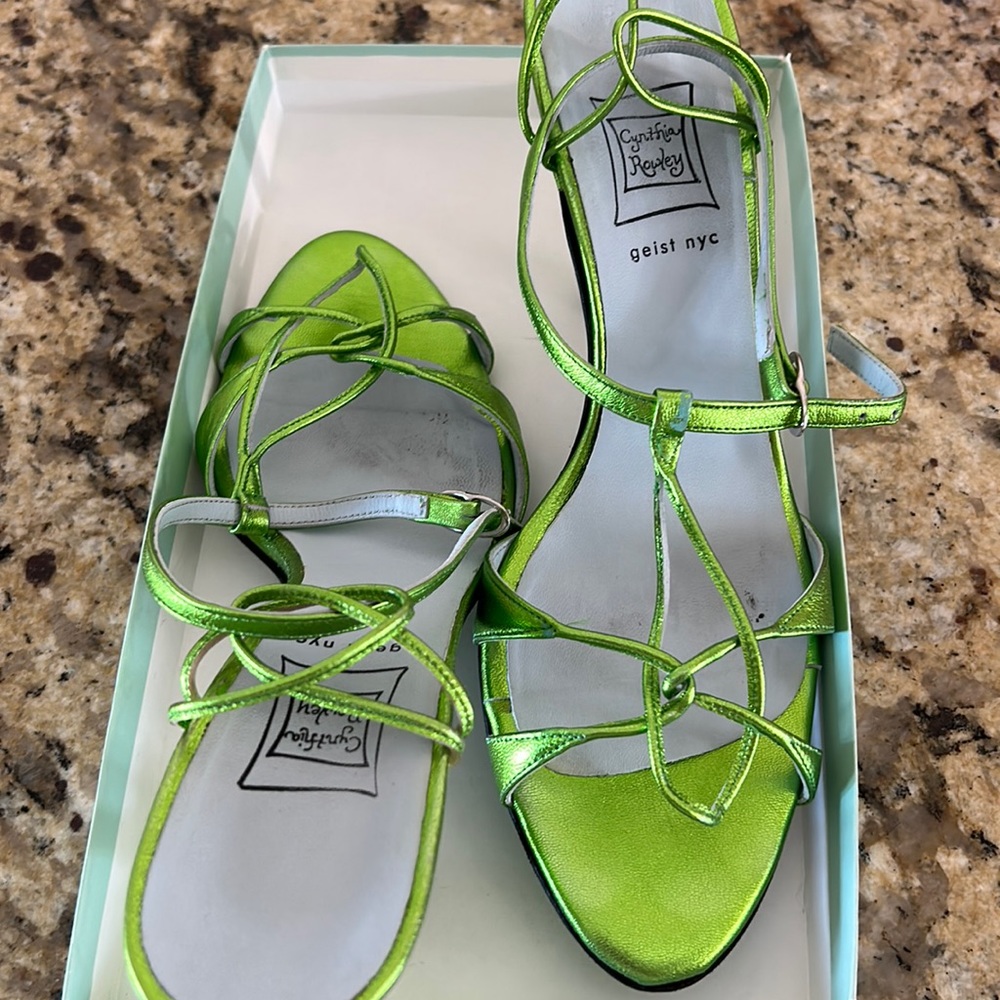 Lime Green low heels